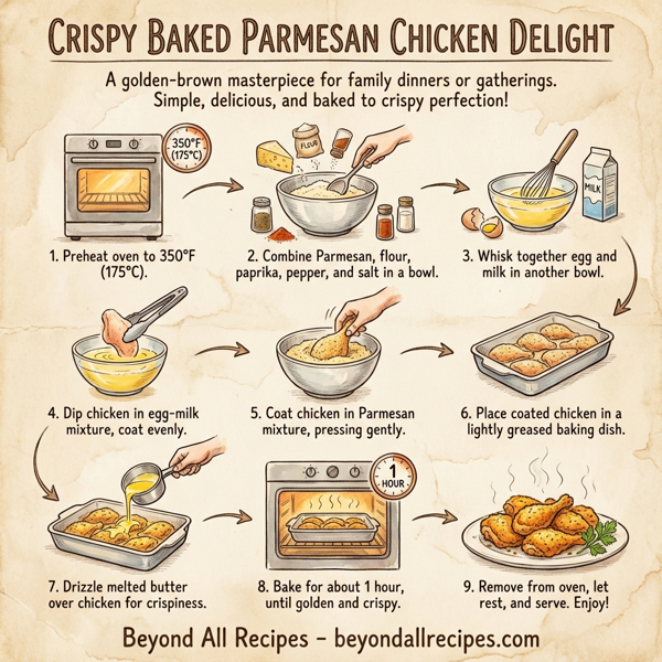 Crispy Baked Parmesan Chicken Delight instructions