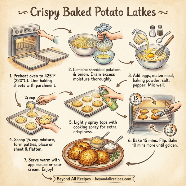 Crispy Baked Potato Latkes instructions