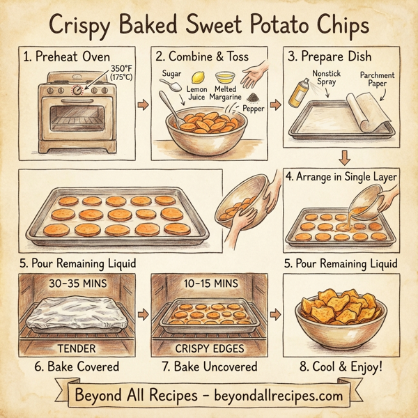 Crispy Baked Sweet Potato Chips instructions
