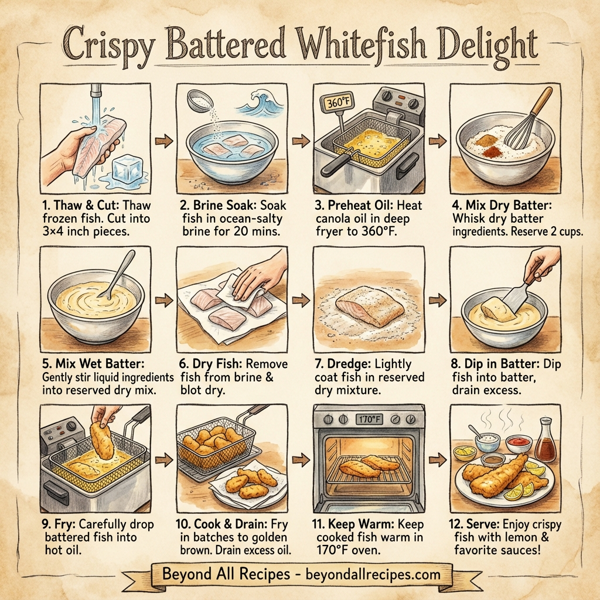 Crispy Battered Whitefish Delight instructions