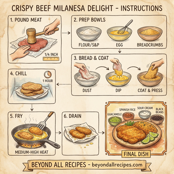 Crispy Beef Milanesa Delight instructions