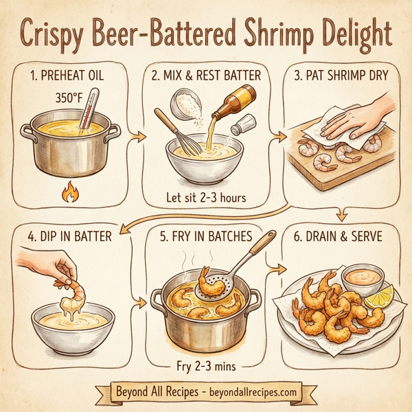 Crispy Beer-Battered Shrimp Delight instructions