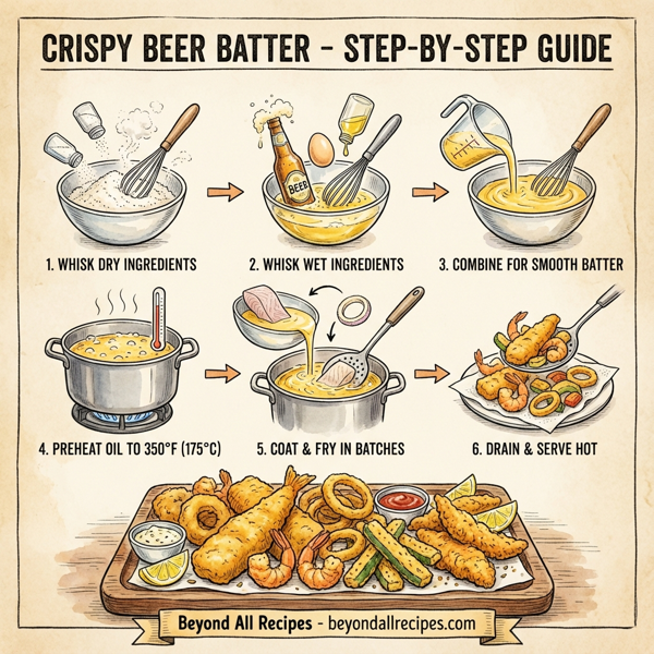 Crispy Beer Batter for Perfectly Fried Delights instructions