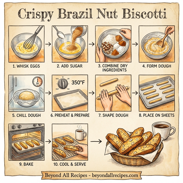 Crispy Brazil Nut Biscotti instructions