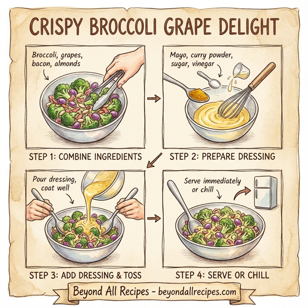 Crispy Broccoli Grape Delight instructions