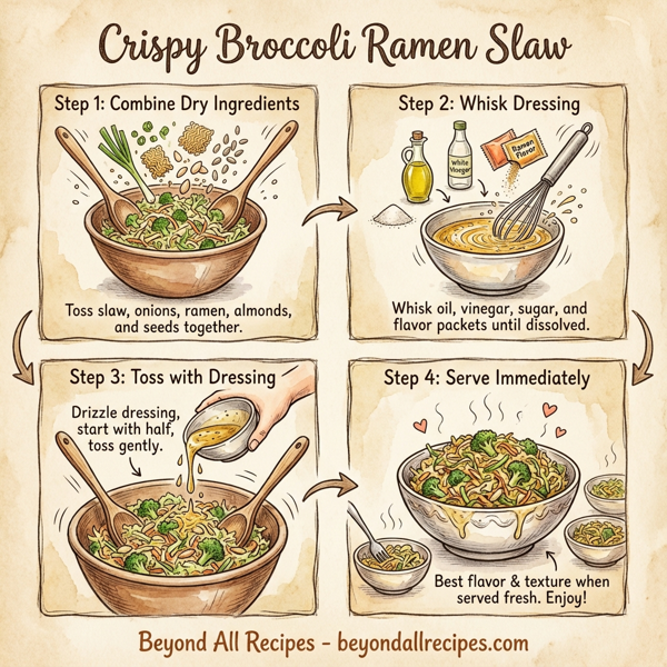 Crispy Broccoli Ramen Slaw instructions