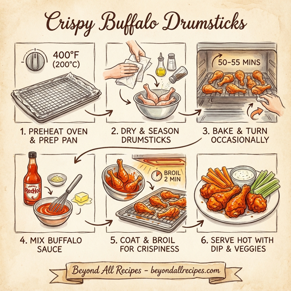Crispy Buffalo Drumsticks instructions
