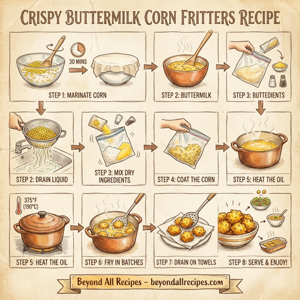Crispy Buttermilk Corn Fritters instructions