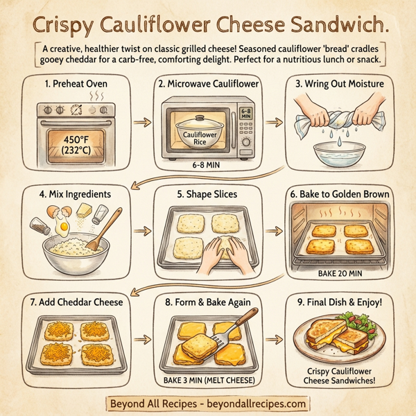 Crispy Cauliflower Cheese Sandwich instructions