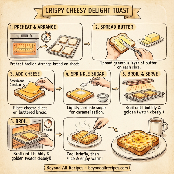 Crispy Cheesy Delight Toast instructions