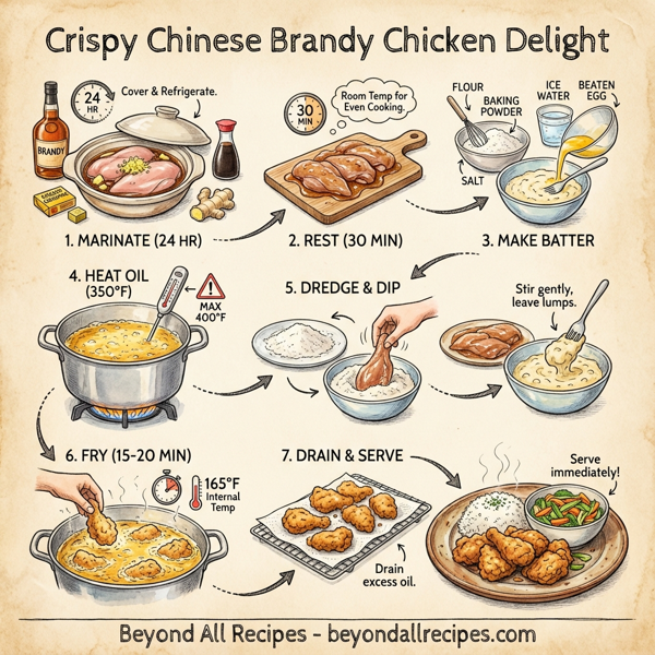 Crispy Chinese Brandy Chicken Delight instructions