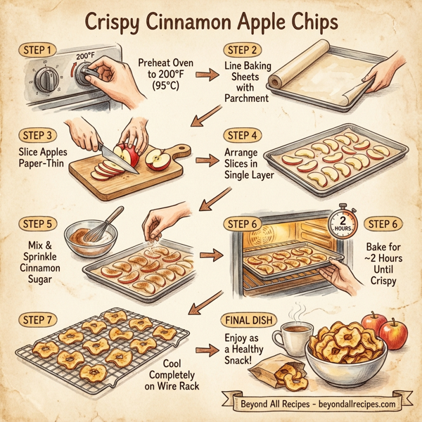 Crispy Cinnamon Apple Chips instructions