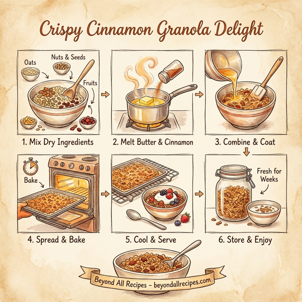 Crispy Cinnamon Granola Delight instructions