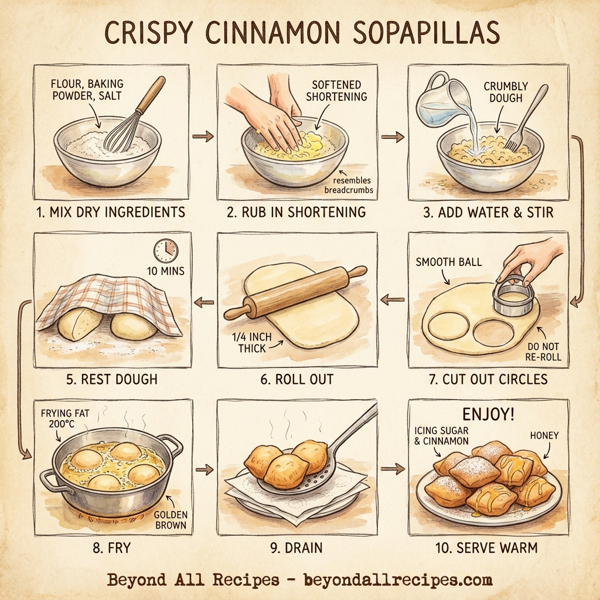 Crispy Cinnamon Sopapillas instructions
