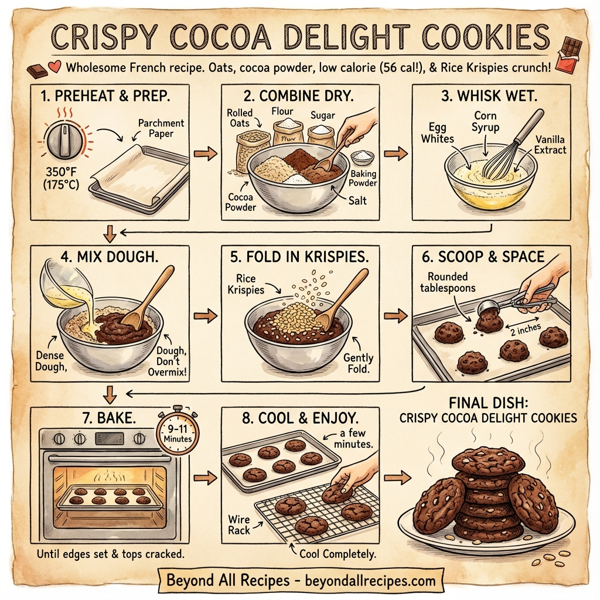 Crispy Cocoa Delight Cookies instructions