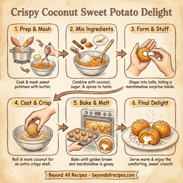Crispy Coconut Sweet Potato Delight instructions
