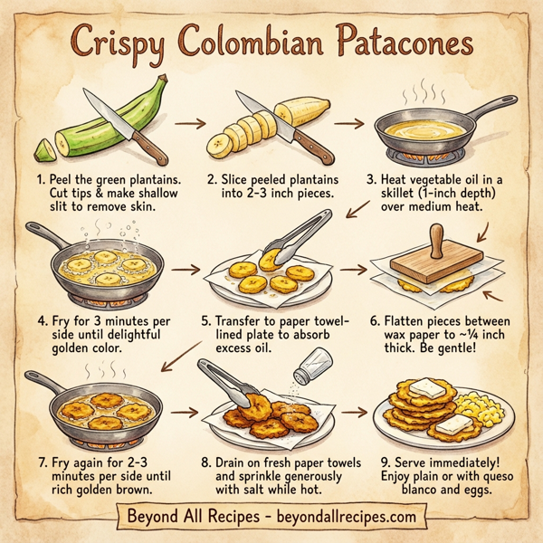Crispy Colombian Patacones instructions