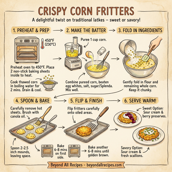 Crispy Corn Fritters instructions
