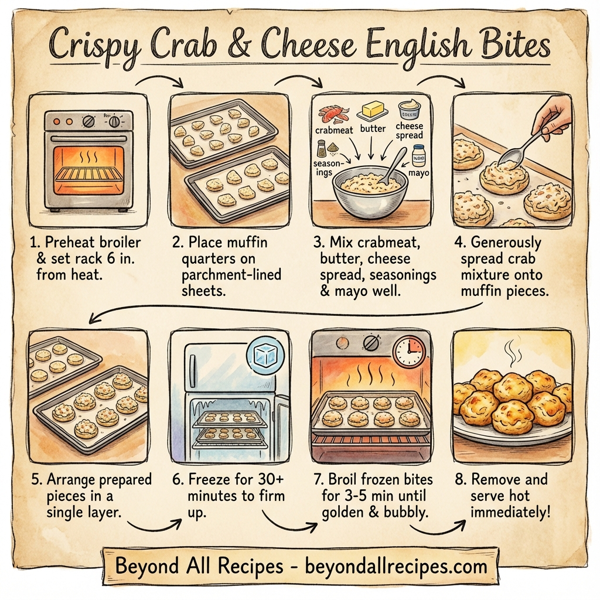 Crispy Crab & Cheese English Bites instructions