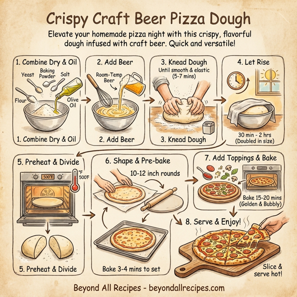 Crispy Craft Beer Pizza Dough instructions