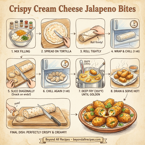 Crispy Cream Cheese Jalapeno Bites instructions