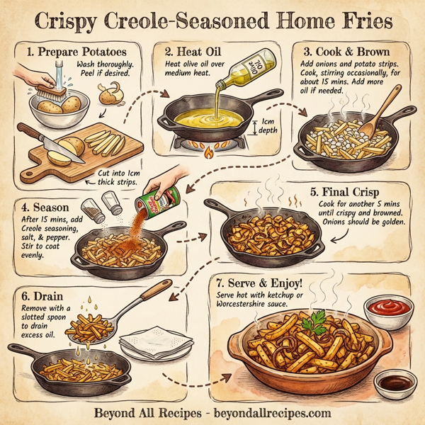 Crispy Creole-Seasoned Home Fries instructions