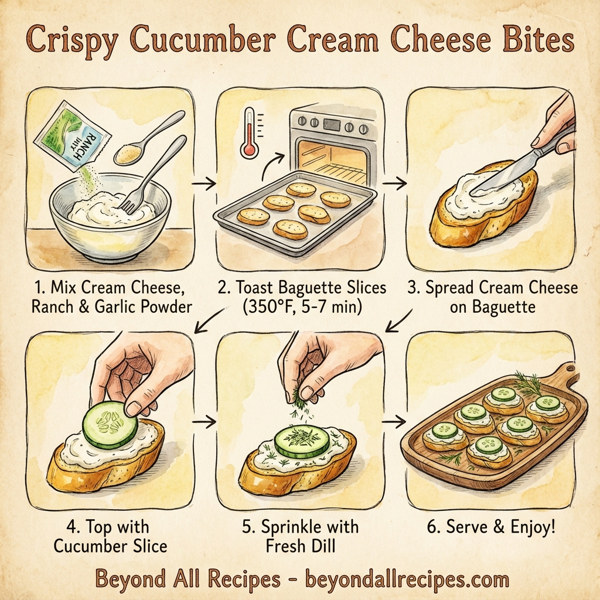Crispy Cucumber Cream Cheese Bites instructions