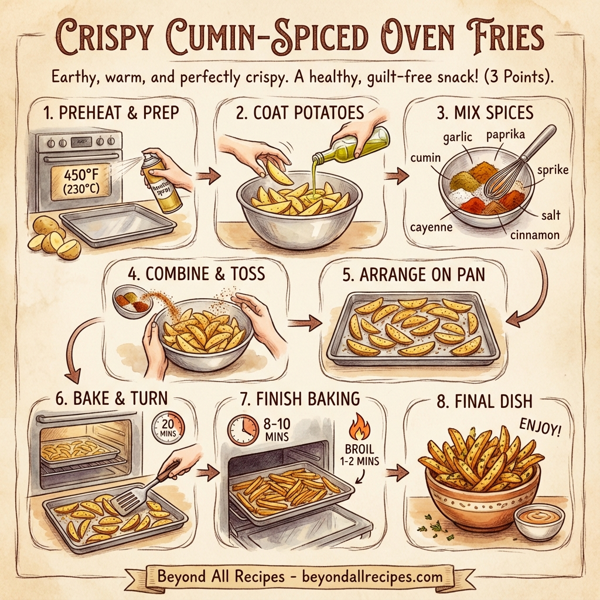 Crispy Cumin-Spiced Oven Fries instructions