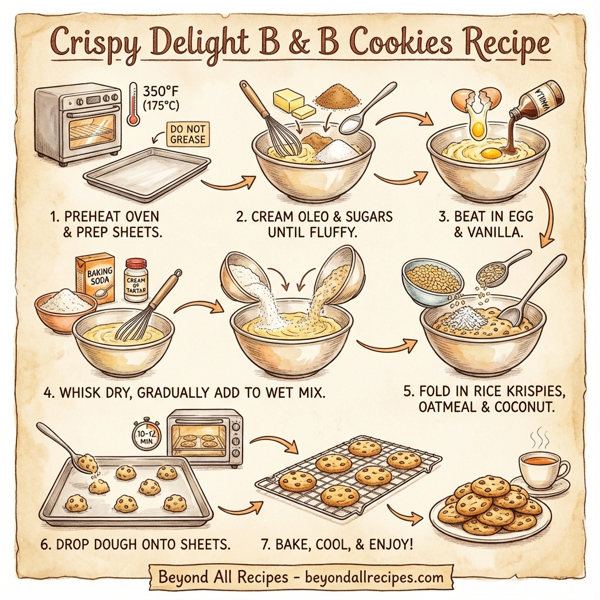 Crispy Delight B & B Cookies instructions