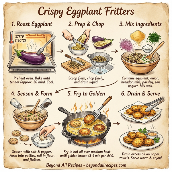 Crispy Eggplant Fritters instructions