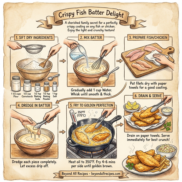 Crispy Fish Batter Delight instructions