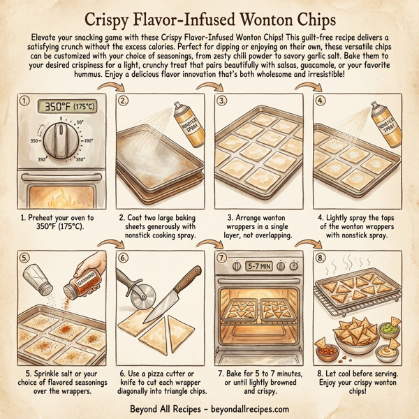 Crispy Flavor-Infused Wonton Chips instructions