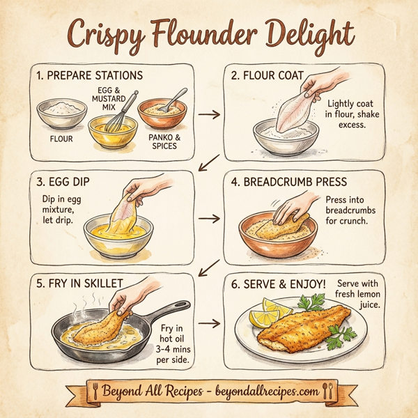 Crispy Flounder Delight instructions