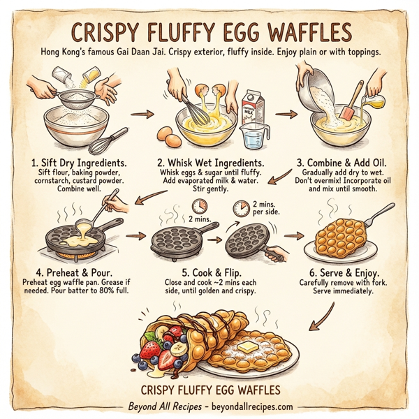 Crispy Fluffy Egg Waffles instructions