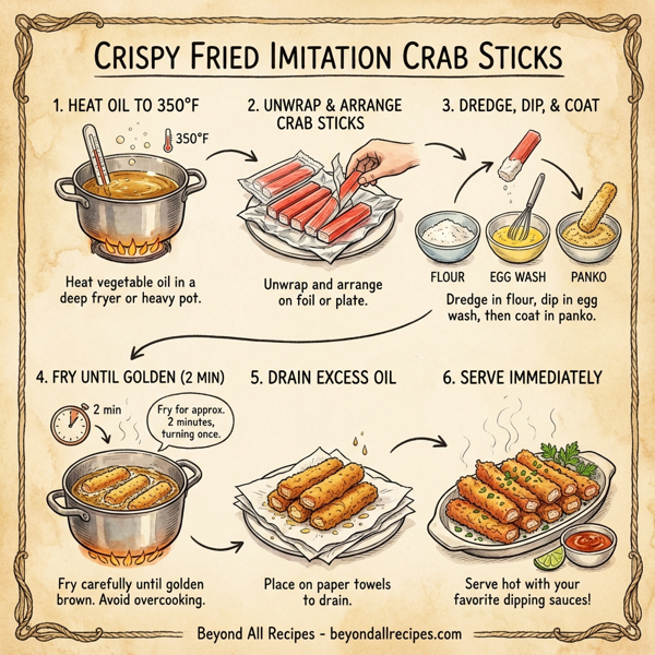Crispy Fried Imitation Crab Sticks instructions