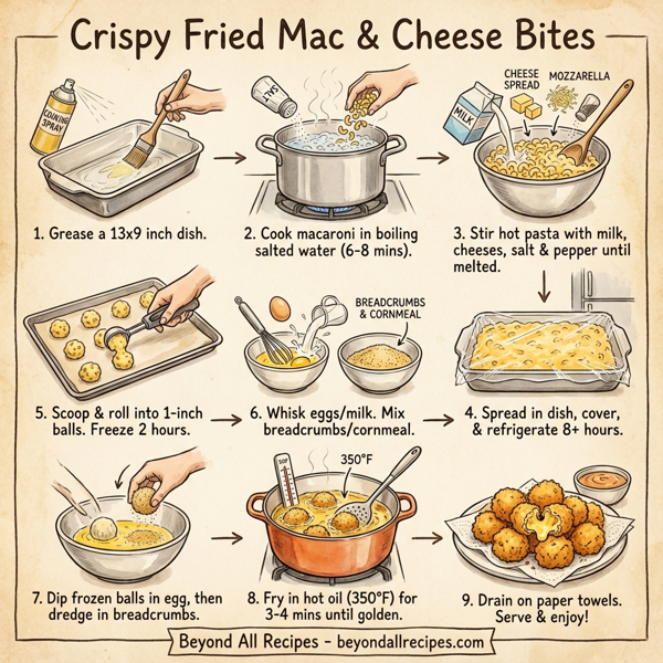 Crispy Fried Mac & Cheese Bites instructions