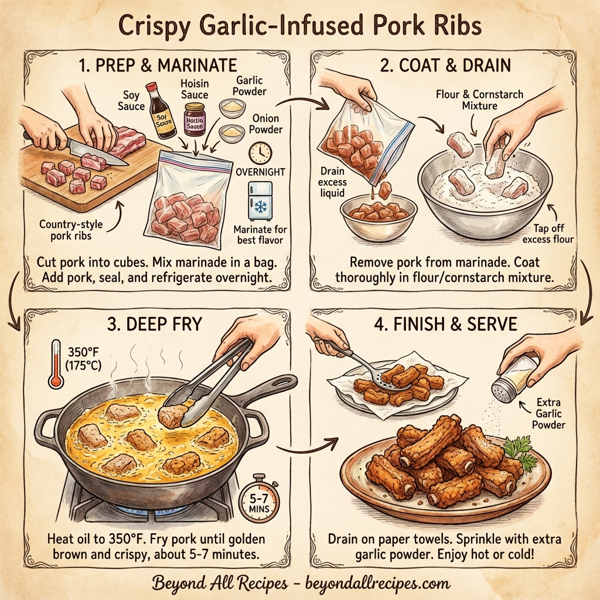 Crispy Garlic-Infused Pork Ribs instructions
