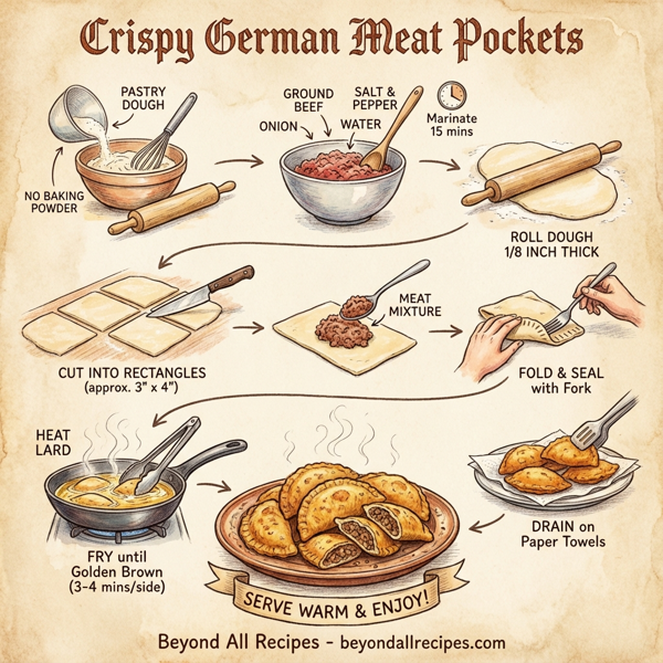 Crispy German Meat Pockets instructions