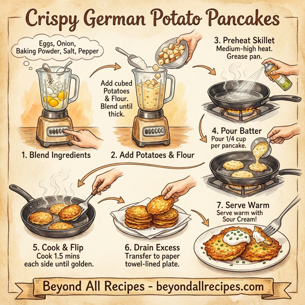 Crispy German Potato Pancakes instructions