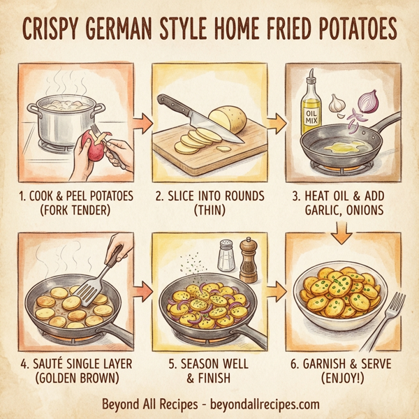 Crispy German Style Home Fried Potatoes instructions