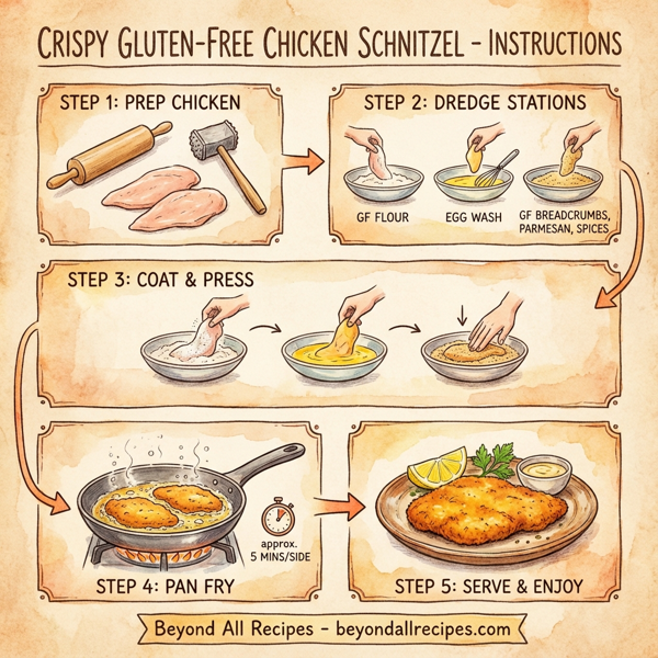 Crispy Gluten-Free Chicken Schnitzel instructions