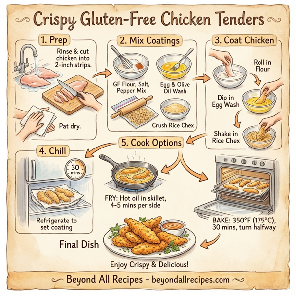 Crispy Gluten-Free Chicken Tenders instructions