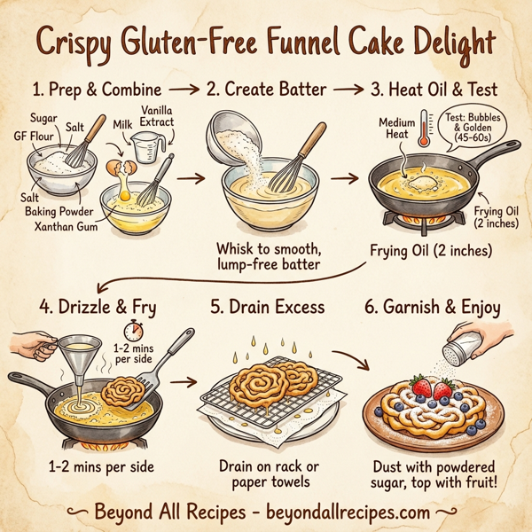 Crispy Gluten-Free Funnel Cake Delight instructions