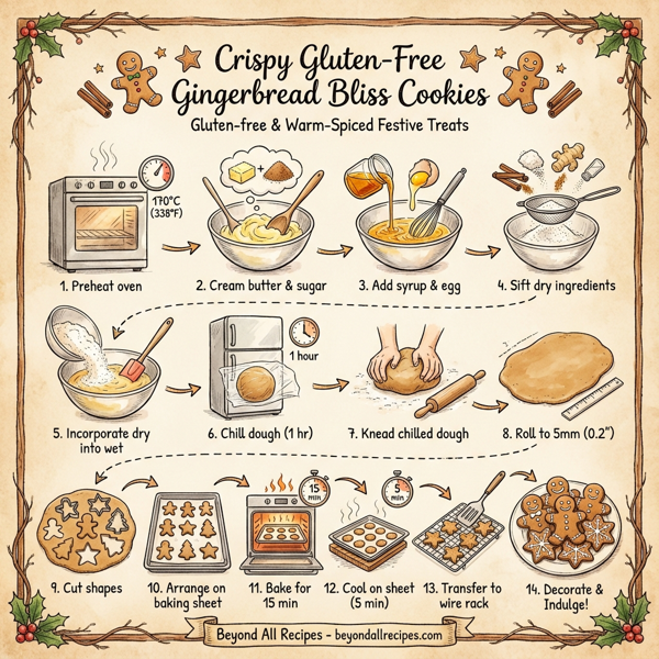 Crispy Gluten-Free Gingerbread Bliss Cookies instructions