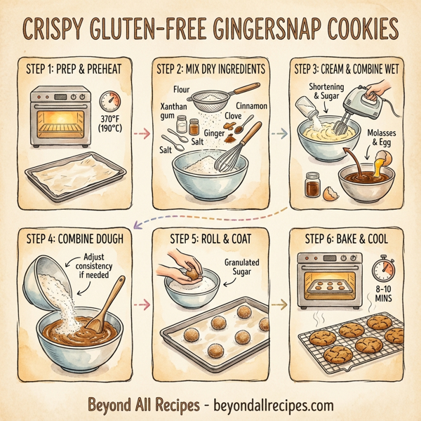 Crispy Gluten-Free Gingersnap Cookies instructions