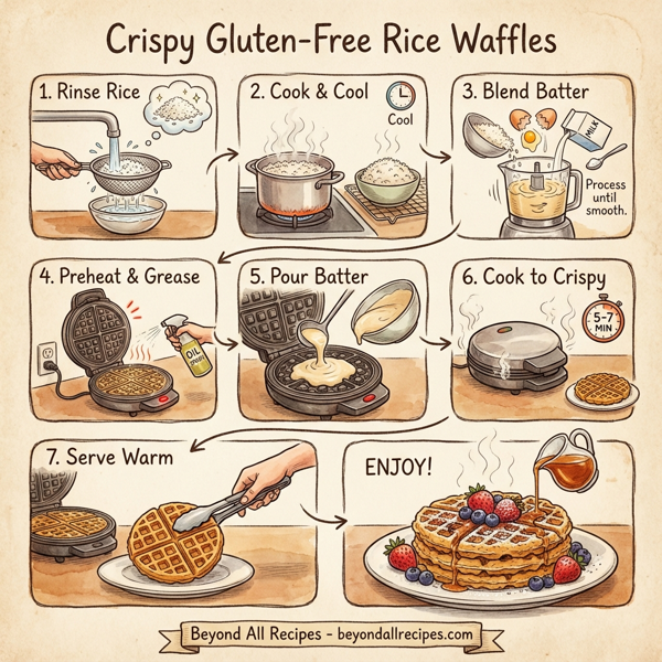 Crispy Gluten-Free Rice Waffles instructions