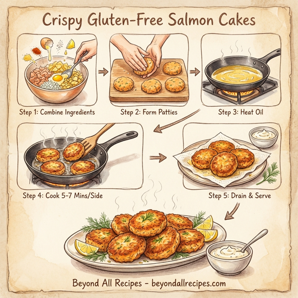 Crispy Gluten-Free Salmon Cakes instructions