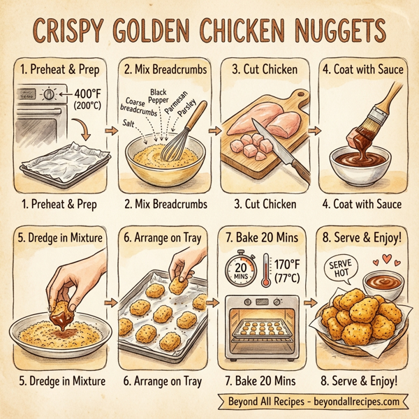 Crispy Golden Chicken Nuggets instructions