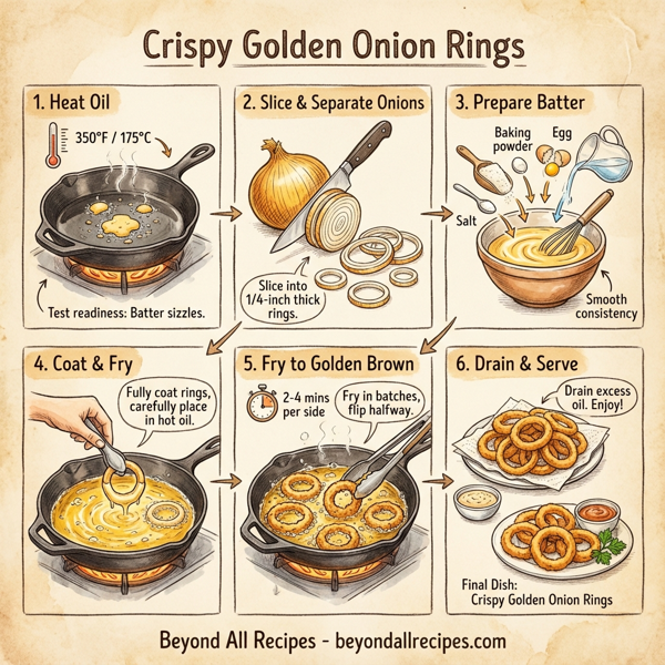 Crispy Golden Onion Rings instructions