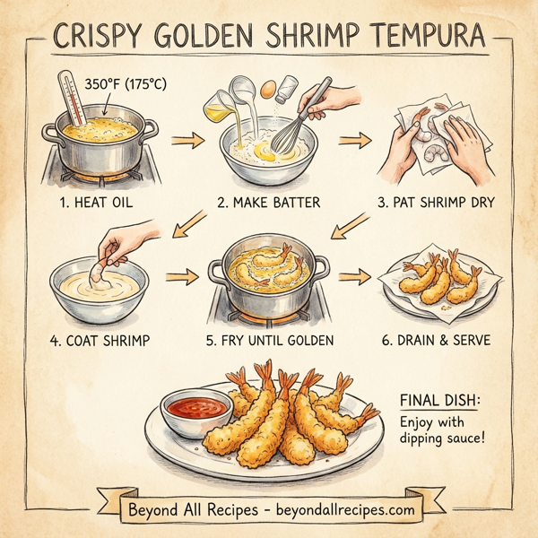 Crispy Golden Shrimp Tempura instructions